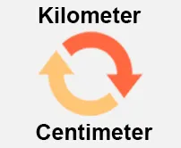 Kilometer to Centimeter Calcultor